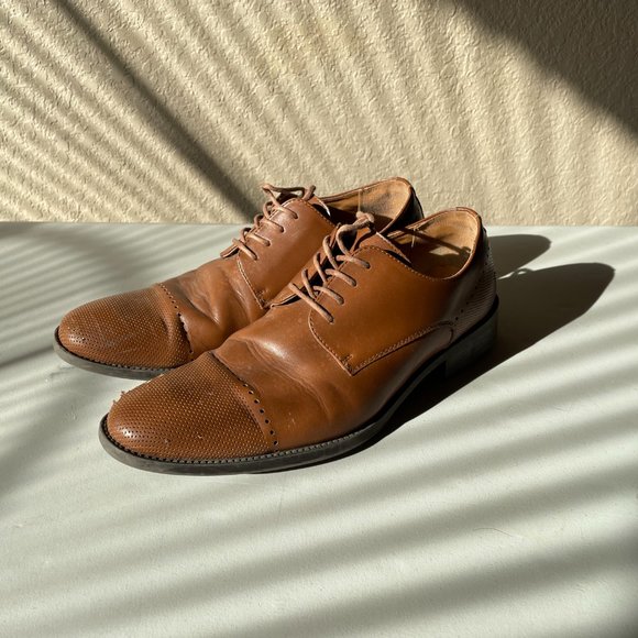 jf j.ferrar Other - JF J.Ferrar Brown Oxford Mens Shoe Size 10M CULAN